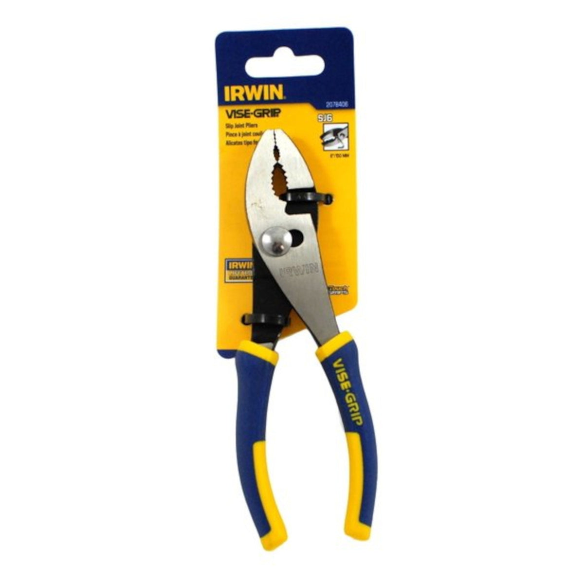 Irwin 2078406 Vise-Grip 6 in. Chrome Vanadium Steel Slip Joint Pliers
