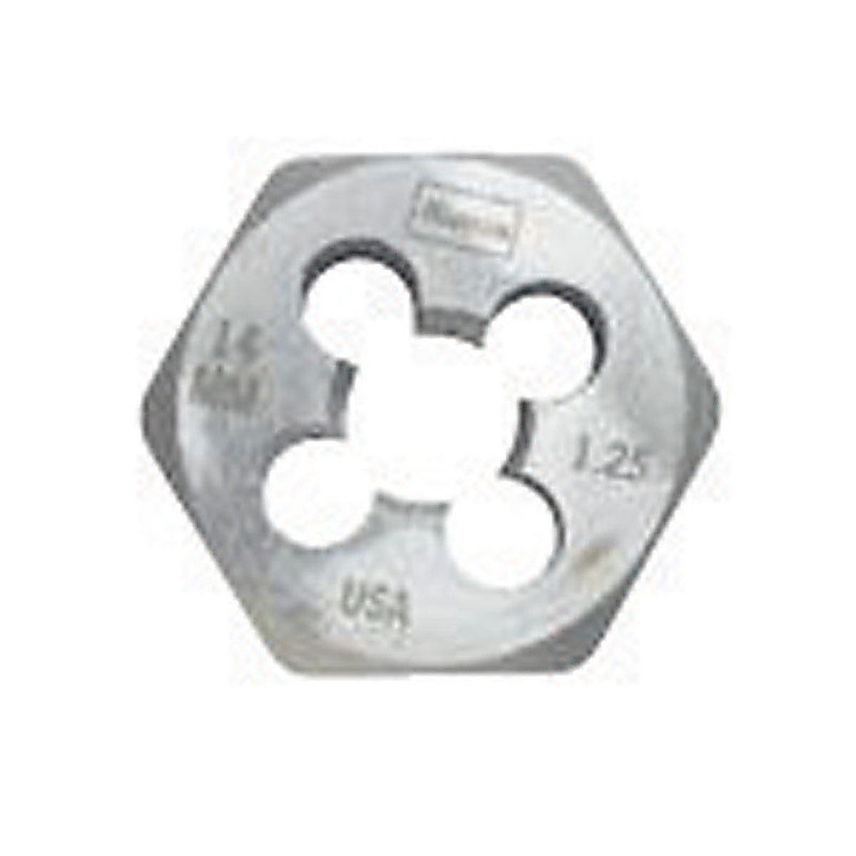 Irwin 6949ZR Hanson High Carbon Steel Metric Hexagon Die 14mm-1.25 1/pc.