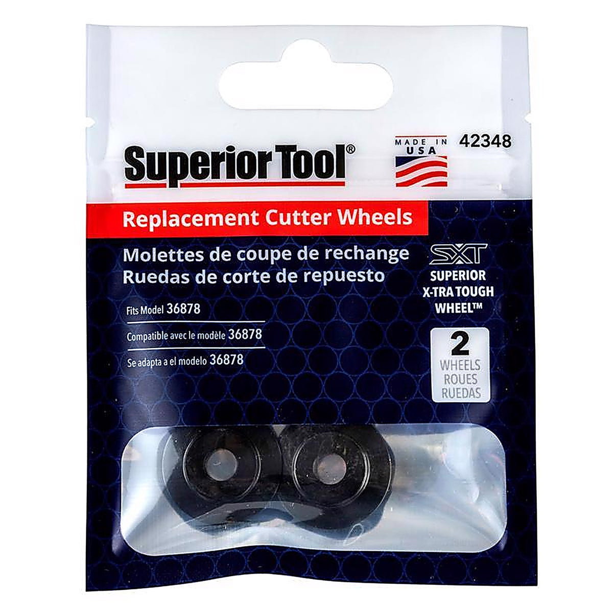 Superior Tool 42348 Replacement Cutter Wheel Black