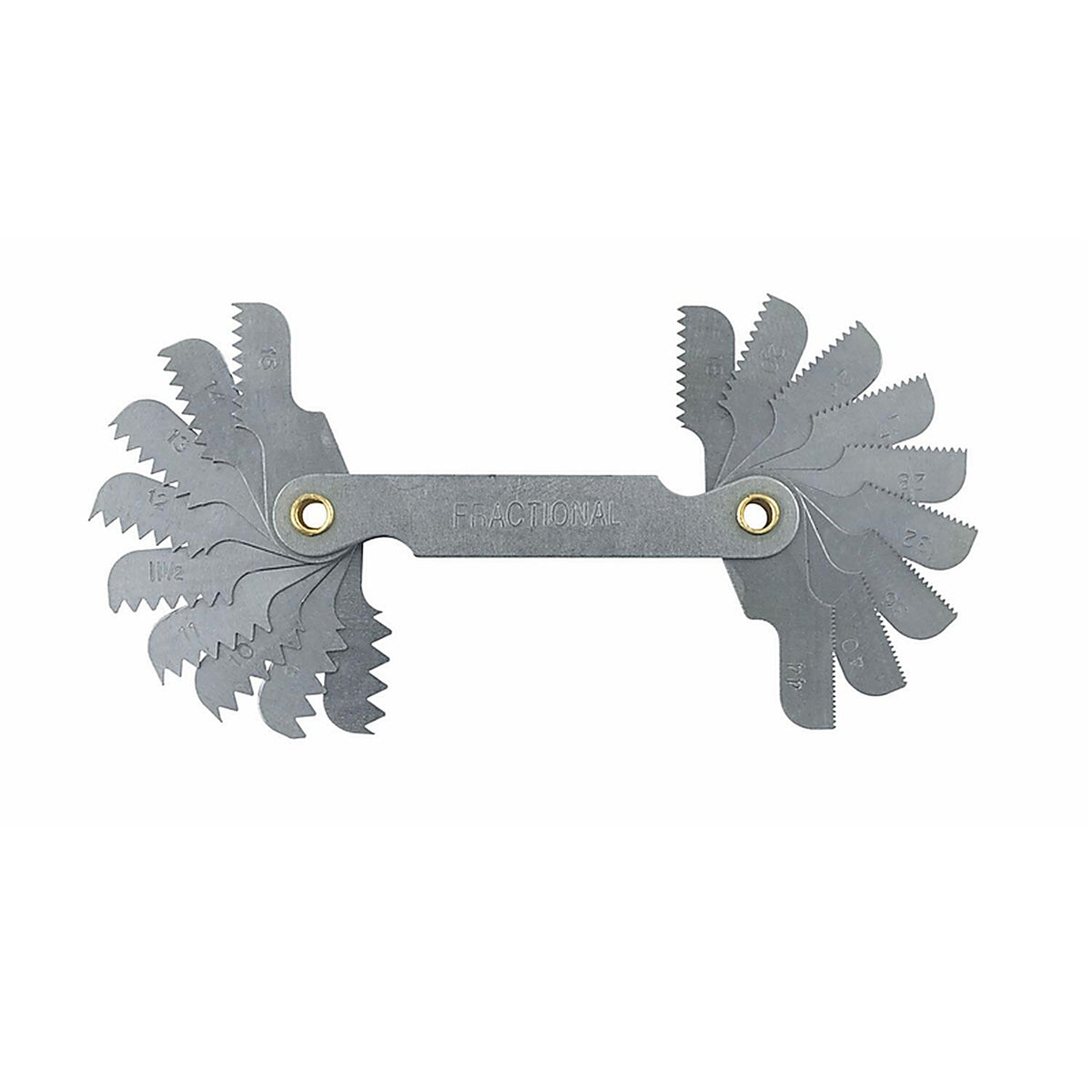 Irwin 12018 Hanson High Carbon Steel SAE Thread Pitch Gauge 18 Leaf 1/pc.
