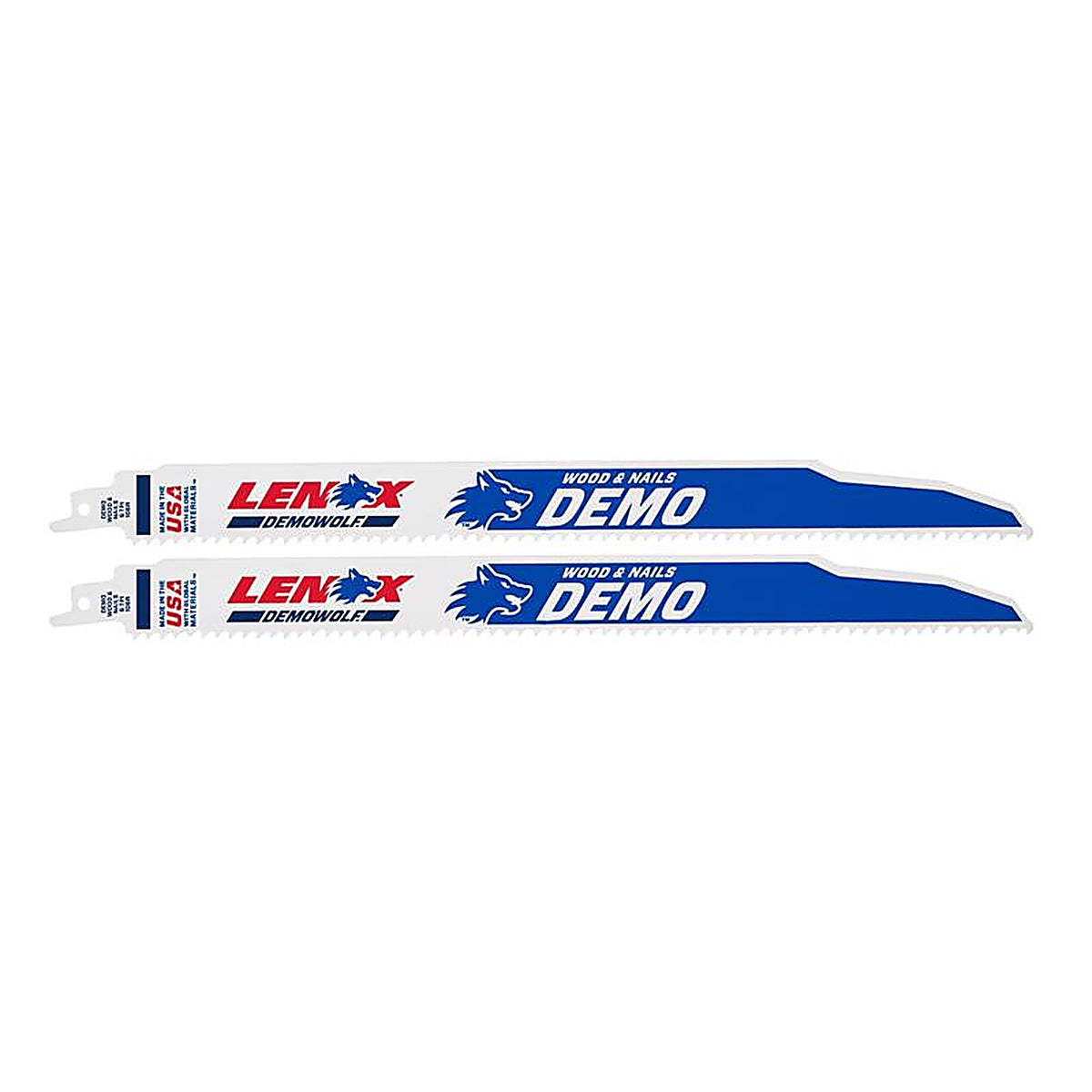 Lenox 20500106R 12 in. Bi-Metal Reciprocating Saw Blade 6 TPI 2/Pack