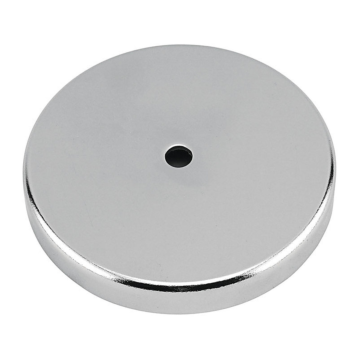 Master Magnetics 7216 .283 in. Ceramic Round Base Magnet 16 lb. pull 3.4 MGOe Silver 1/pc.