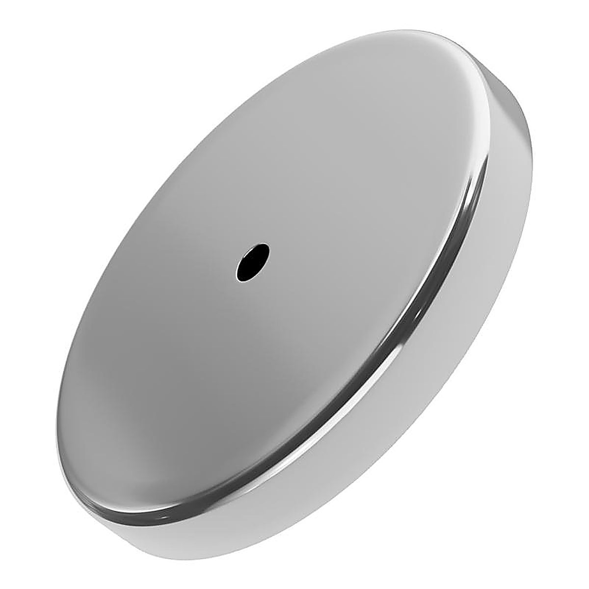 Master Magnetics 7222 .375 in. Ceramic Round Base Magnet 65 lb. pull 3.4 MGOe Silver 1/pc.