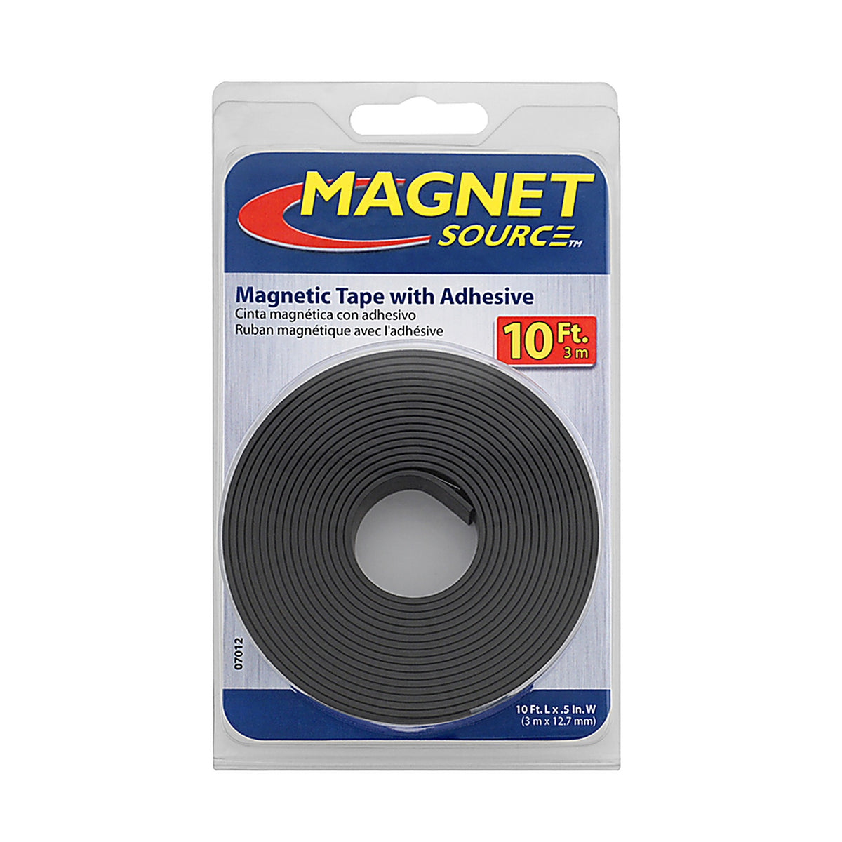 Master Magnetics 7012 The Magnet Source .5 in. W x 120 in. L Mounting Tape Black