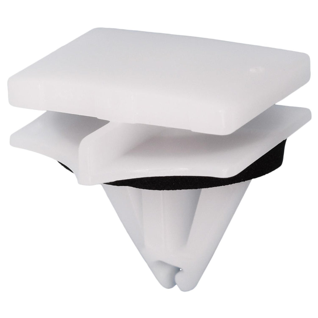 Auveco 22033 Ford Moulding Clip With Sealer, White Nylon