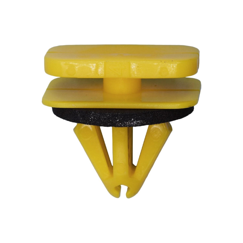 Auveco 22036 GM Moulding Clip With Sealer, Yellow Nylon