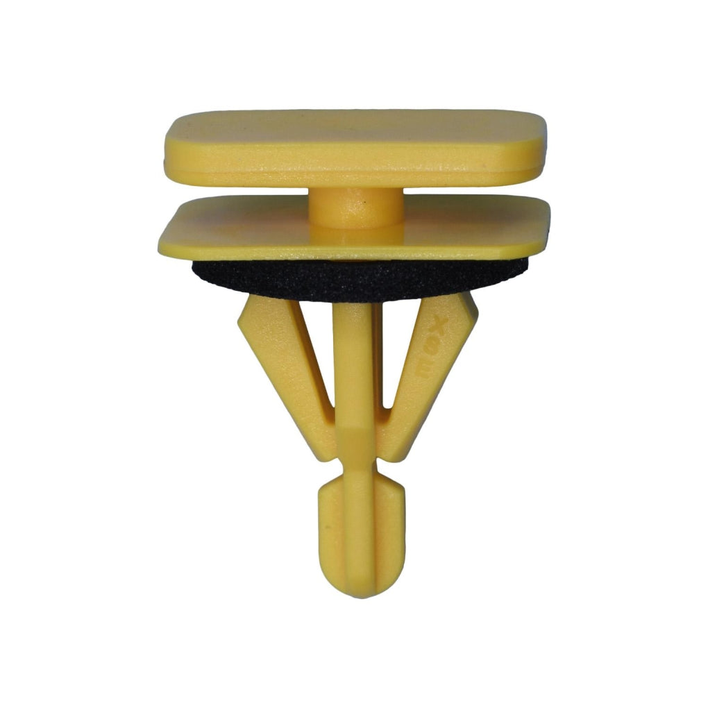 Auveco 22037 GM Moulding Clip With Sealer, Yellow Nylon