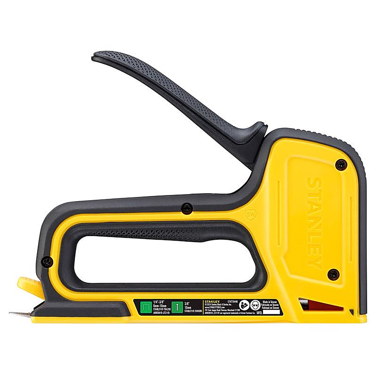 Stanley TR35 Light Duty Narrow Staple Gun Yellow