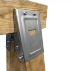 Fulton 300SHB 2 in. H x 4 in. W Sawhorse Brackets 400 lb. capacity Black 1/Pack
