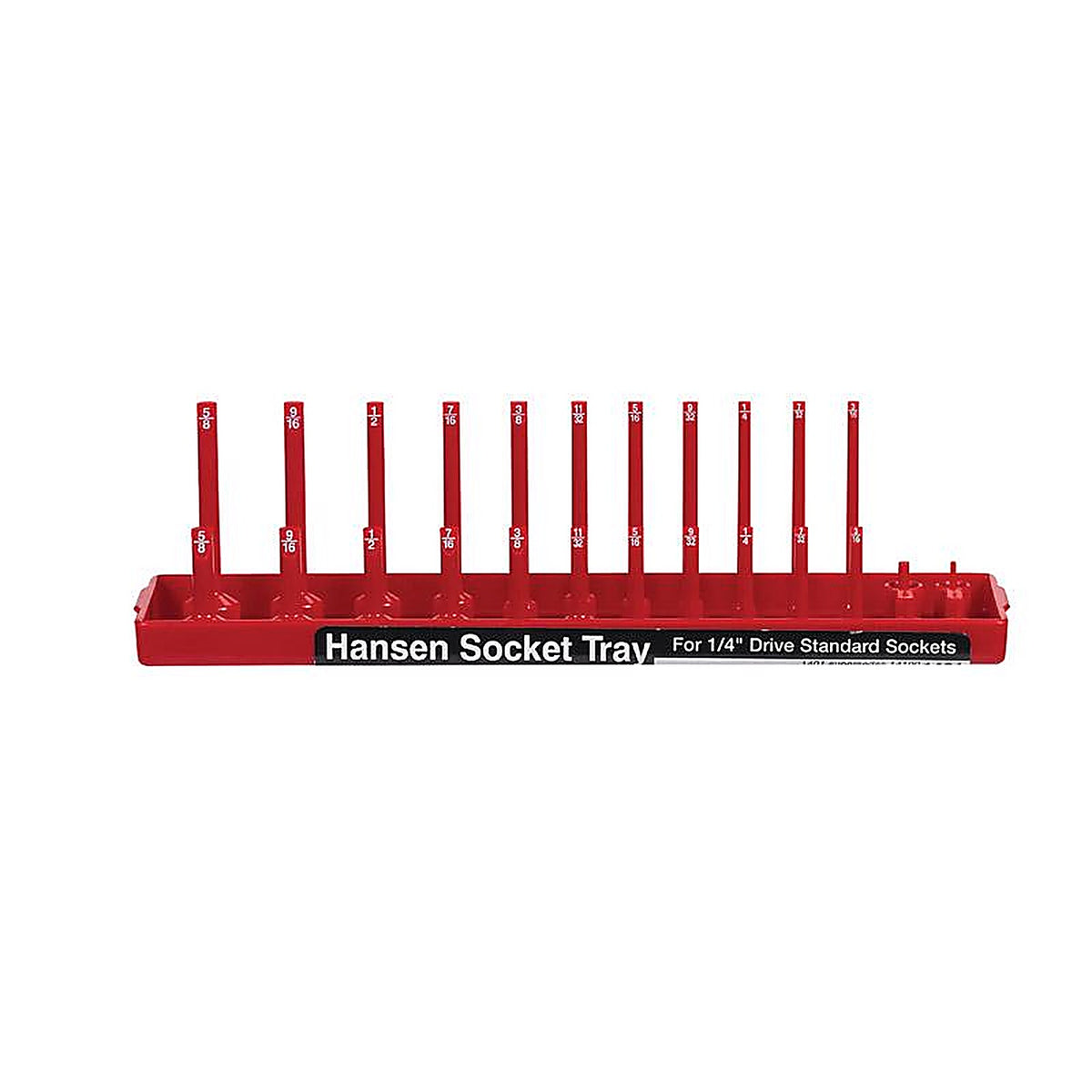 Hansen Global 1401 9 in. L x 0.3 in. SAE Socket Tray 1/pc.