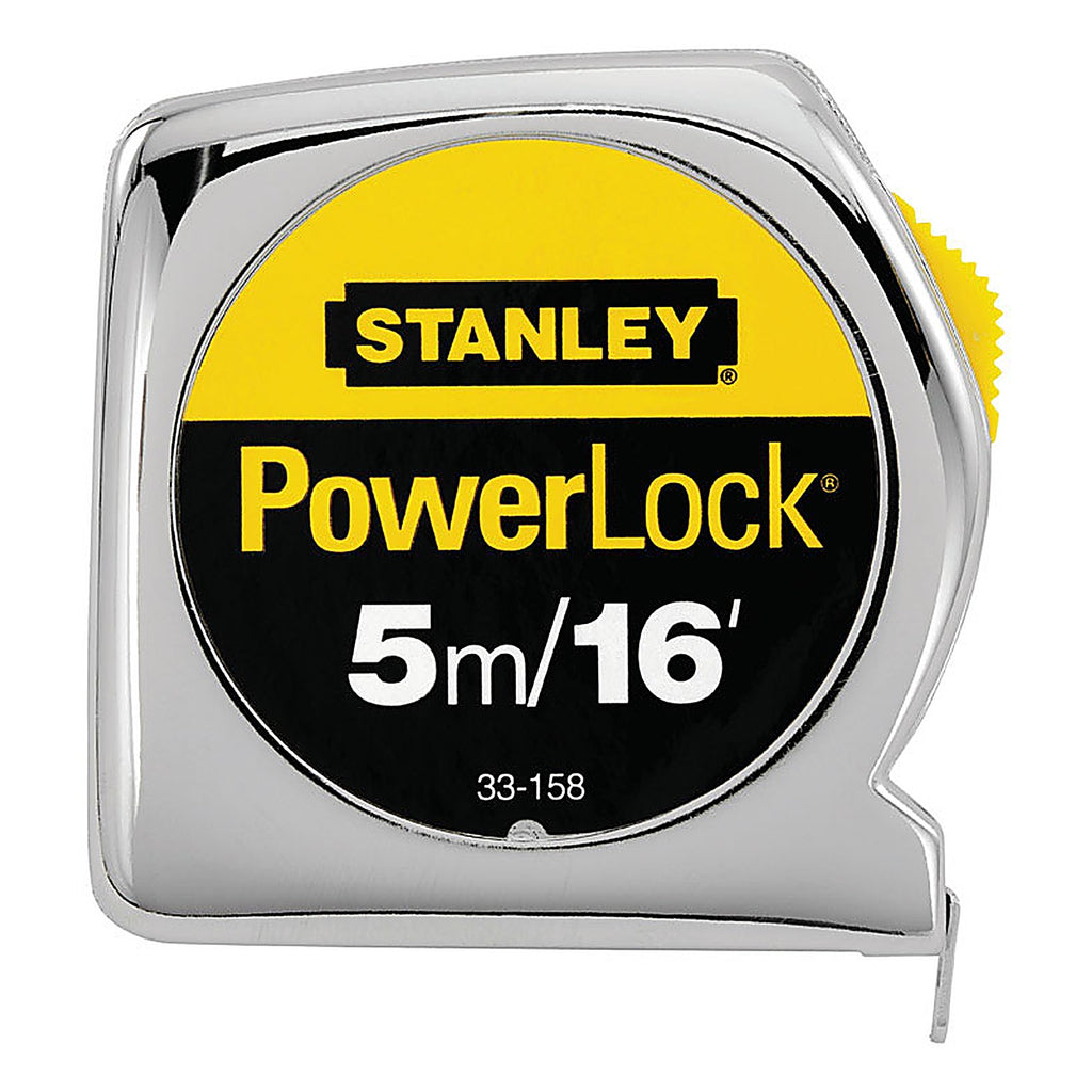 Stanley 33-158 PowerLock 16 ft. L x 0.75 in. W Tape Measure 1/Pack