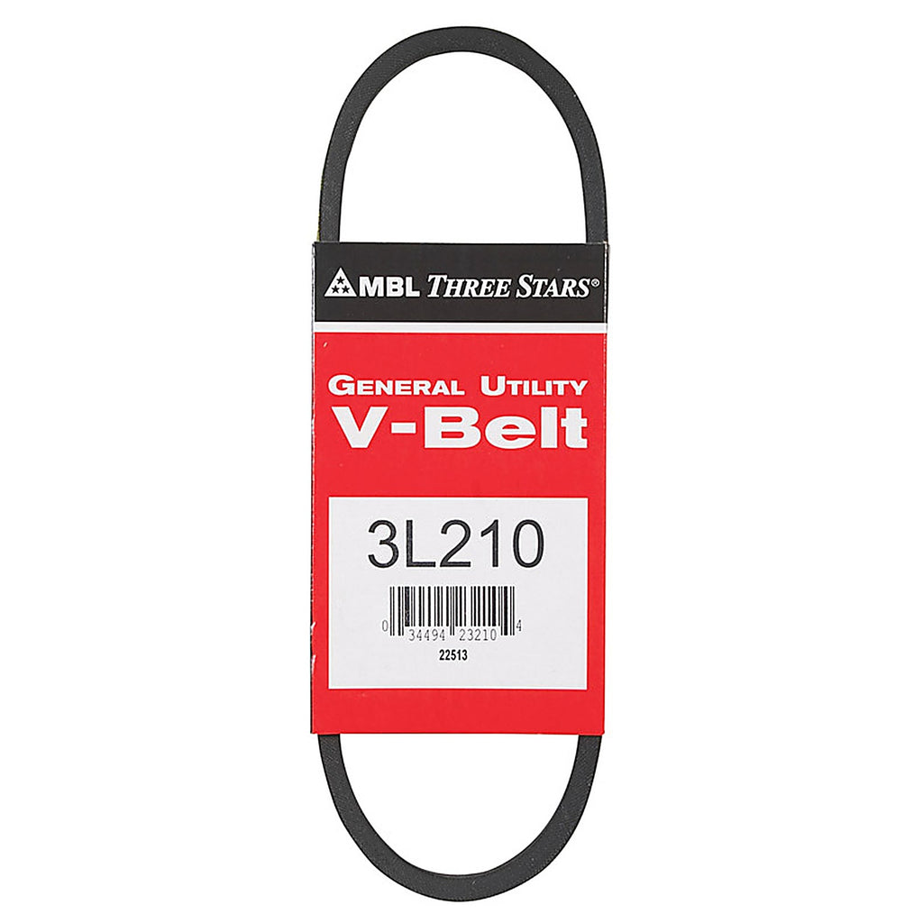 Mitsuboshi 3L210A FHP 3L210 General Utility V-Belt 0.38 in. W x 21 in. L For Fractional Horsepower Motors