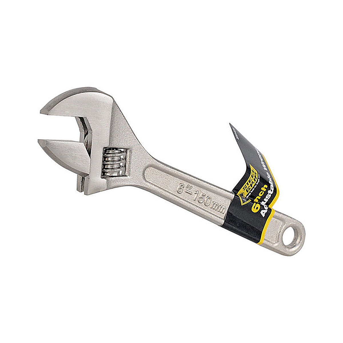 Steel Grip 2251429 6 in. L Adjustable Wrench 1/pc.