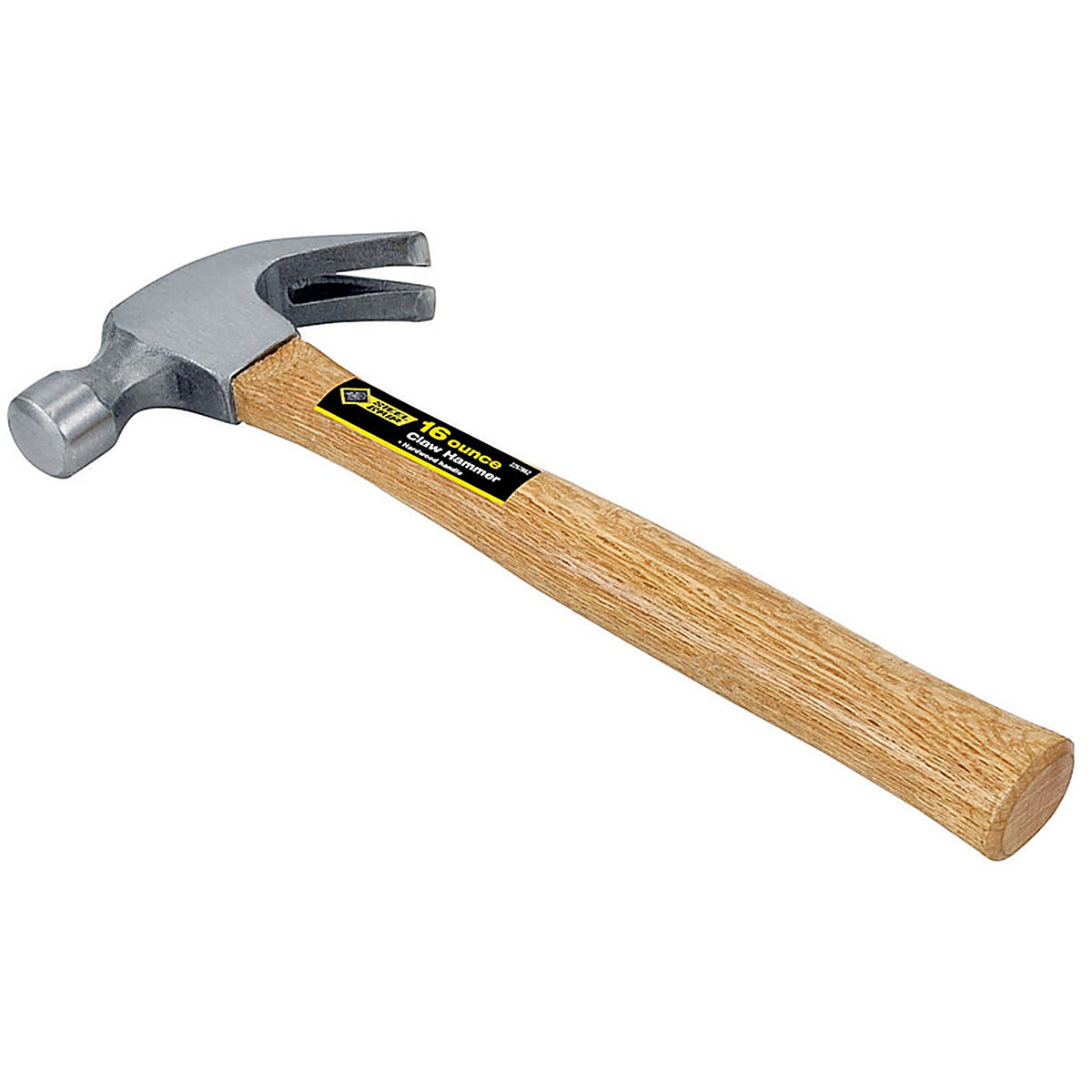 Steel Grip 2257962 16 oz. Smooth Face Claw Hammer Wood Handle