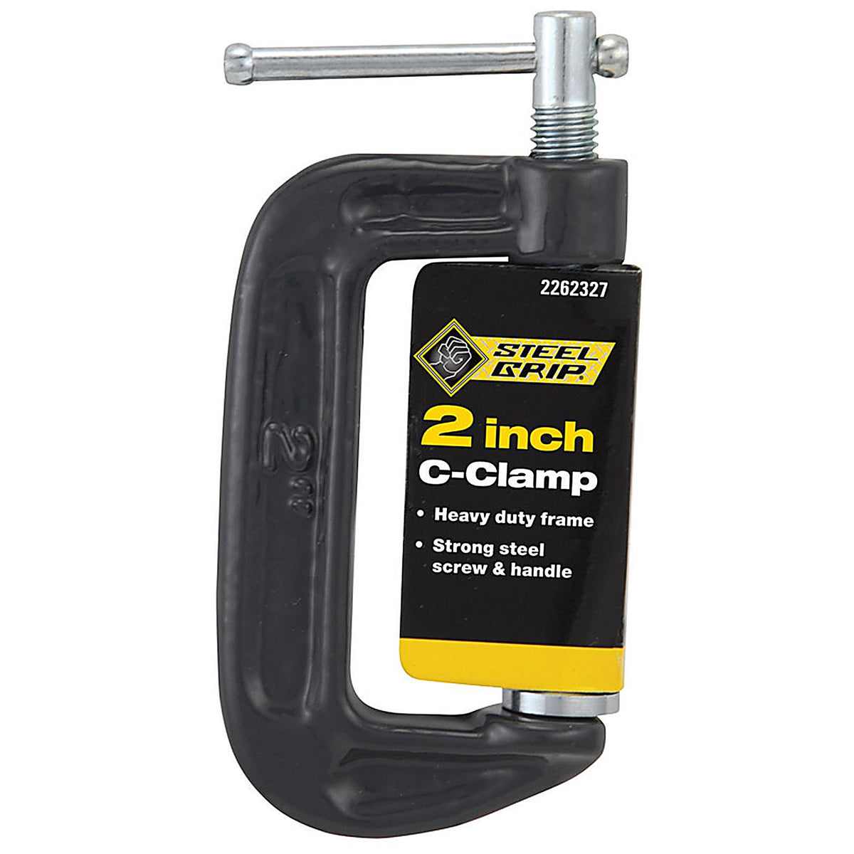Steel Grip 2262327 2 in. x 1 in. D Adjustable C-Clamp 1 lb. 1/pc.