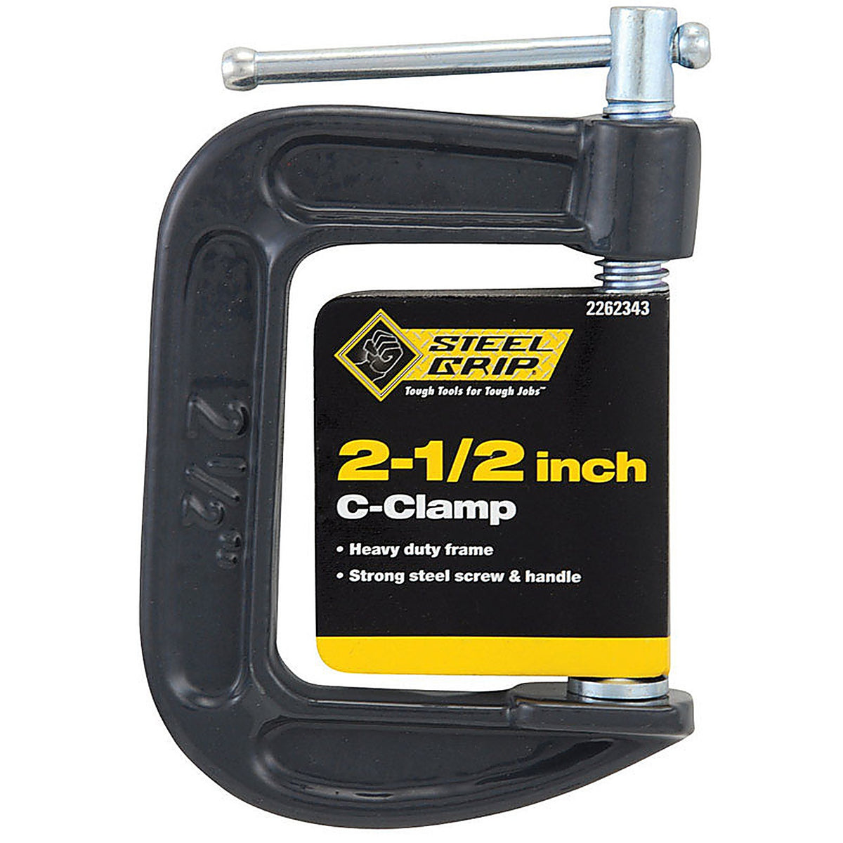 Steel Grip 2262343 2-1/2 in. Adjustable C-Clamp 1/pc.