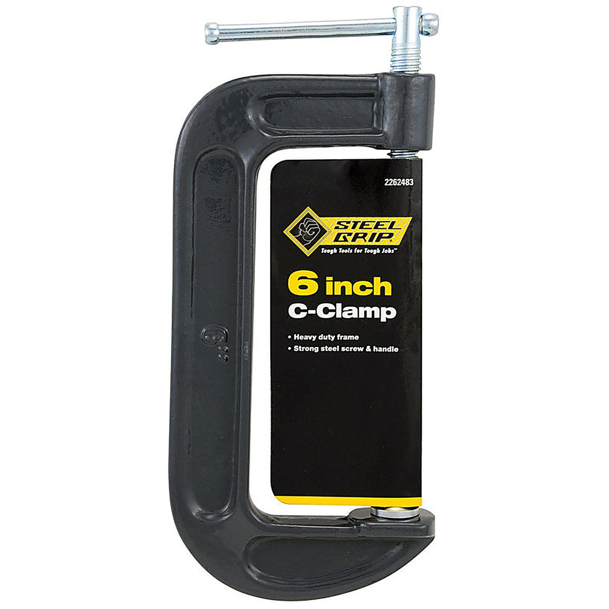 Steel Grip 2262483 6 in. Adjustable C-Clamp 1/pc.