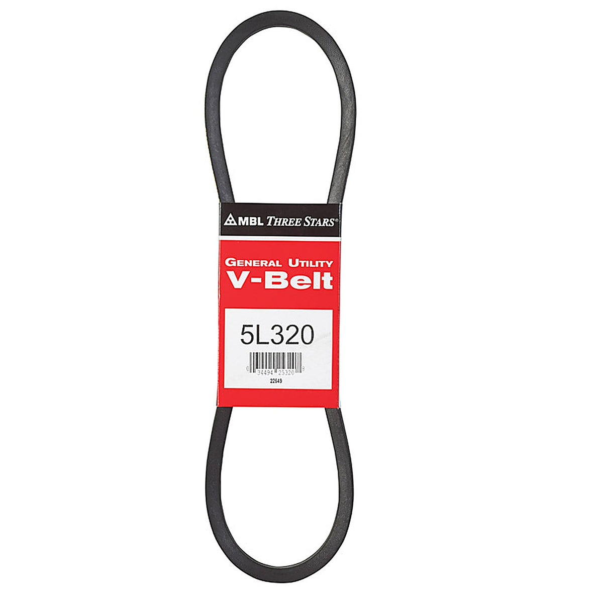 Mitsuboshi 5L320A FHP 5L320 General Utility V-Belt 0.63 in. W x 32 in. L For Fractional Horsepower Motors