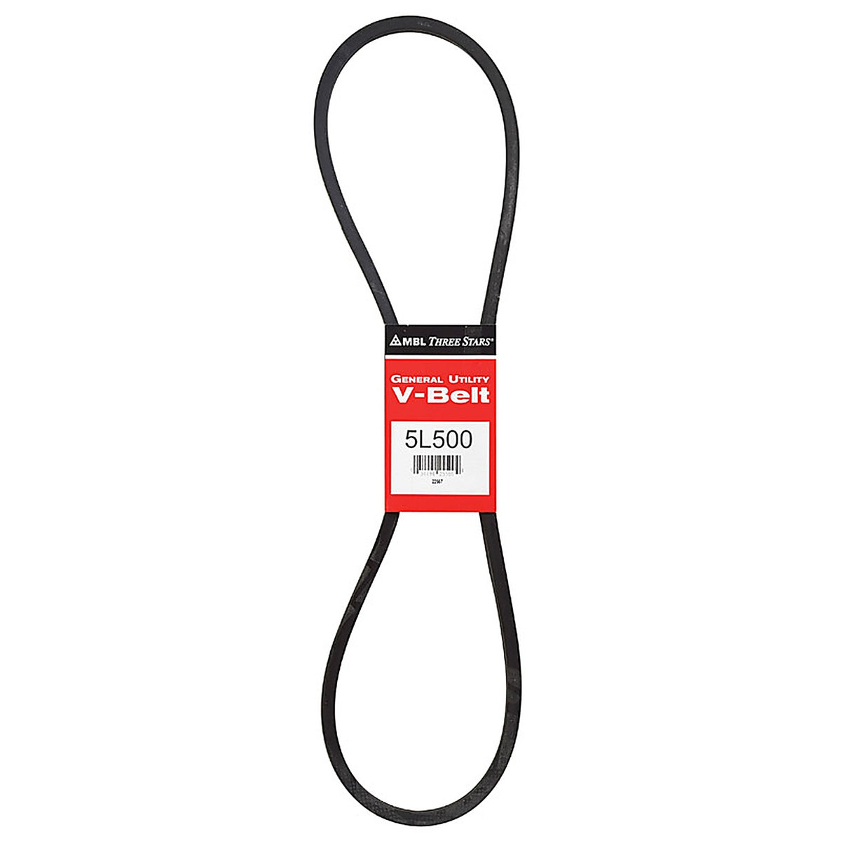 Mitsuboshi 5L500A FHP 5L500 General Utility V-Belt 0.63 in. W x 50 in. L For Fractional Horsepower Motors