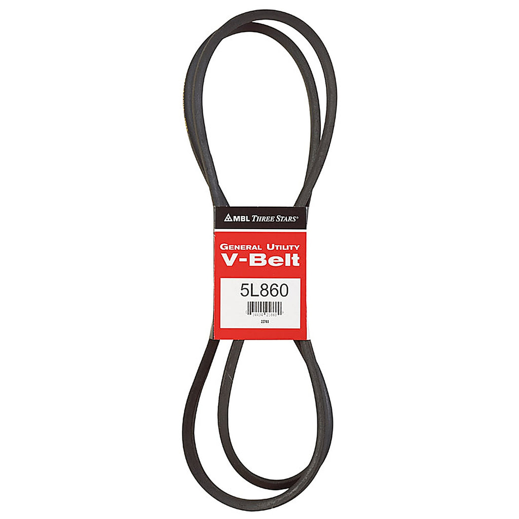 Mitsuboshi 5L860A FHP 5L860 General Utility V-Belt 0.63 in. W x 86 in. L For Fractional Horsepower Motors
