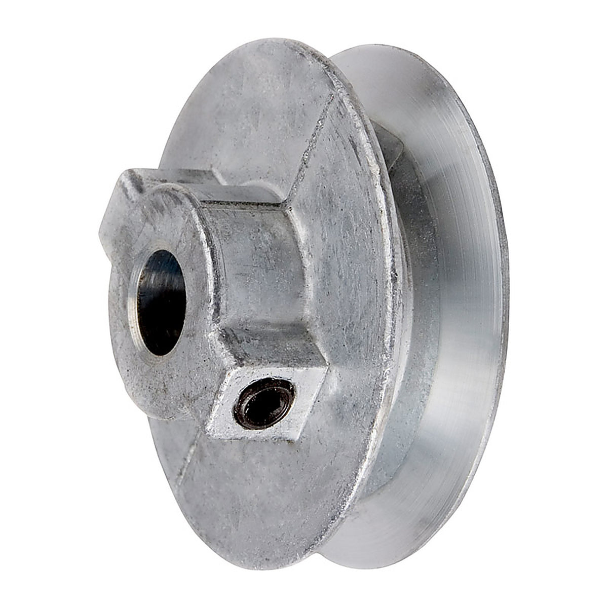 Chicago Die Casting 350A5 3 1/2 in. Dia. Zinc Single V Grooved Pulley