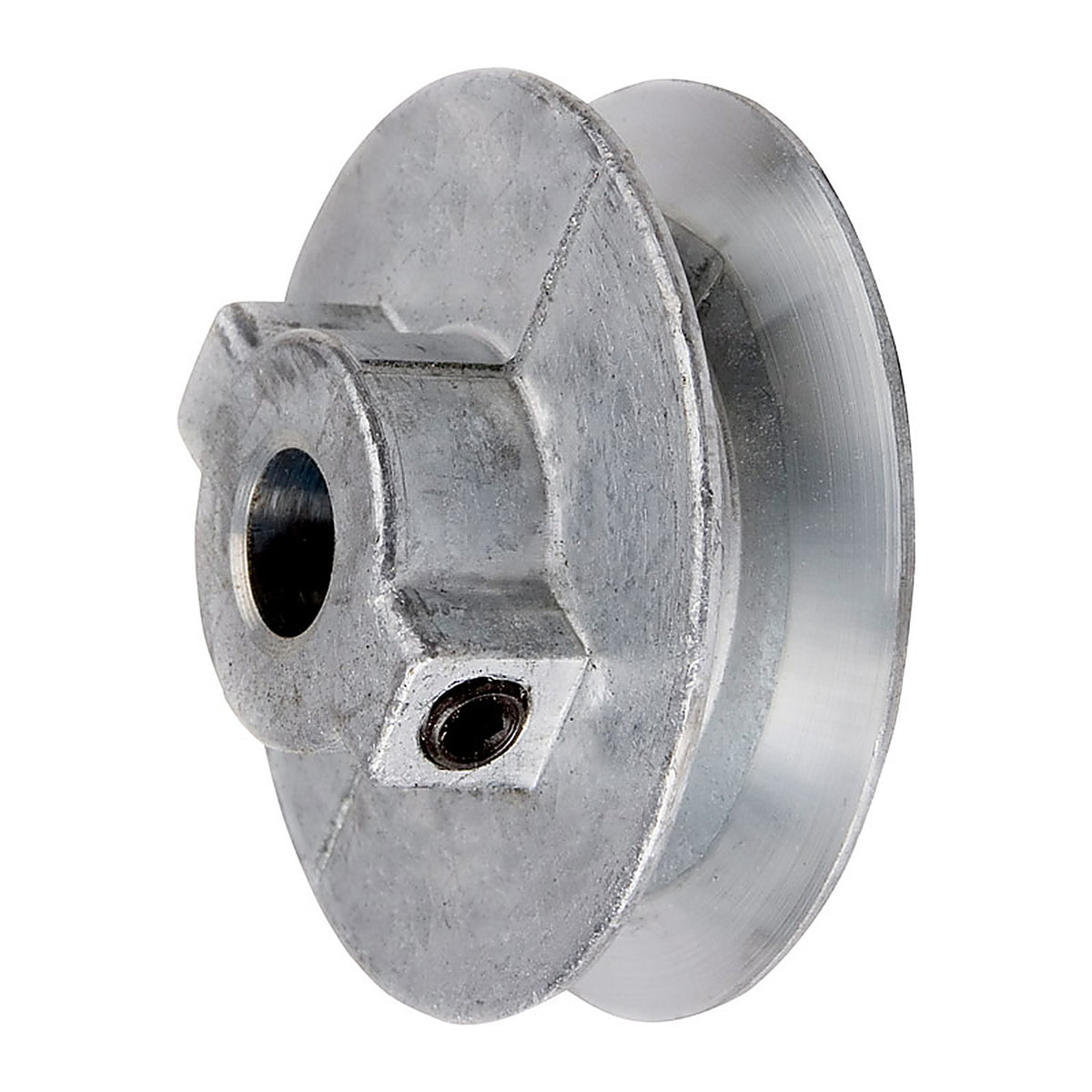 Chicago Die Casting 400A5 4 in. Dia. Zinc Single V Grooved Pulley