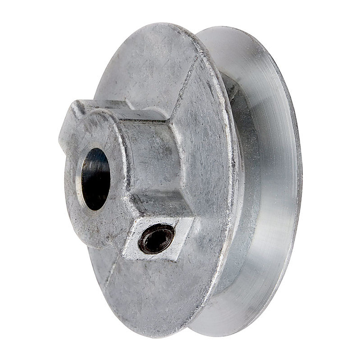 Chicago Die Casting 400A6 4 in. Dia. Zinc Single V Grooved Pulley
