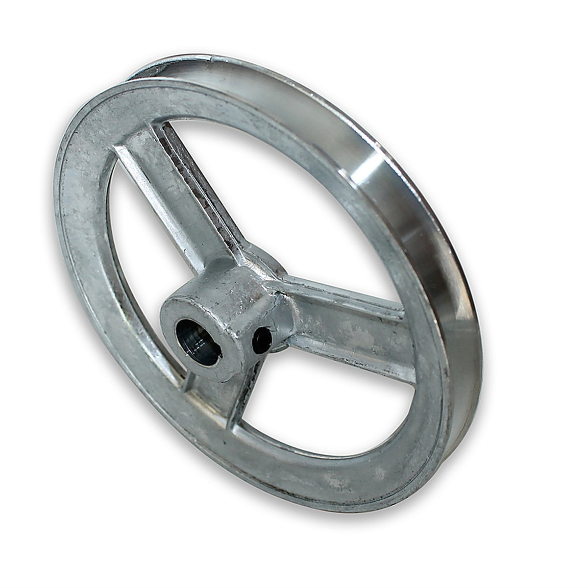 Chicago Die Casting 600A7 6 in. Dia. Zinc Single V Grooved Pulley