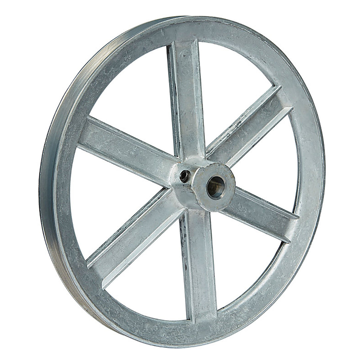 Chicago Die Casting 800A5 8 in. Dia. Zinc Single V Grooved Pulley