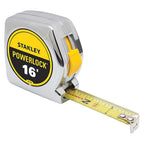 Stanley 33-116 PowerLock 16 ft. L x 0.75 in. W Tape Measure 1/Pack