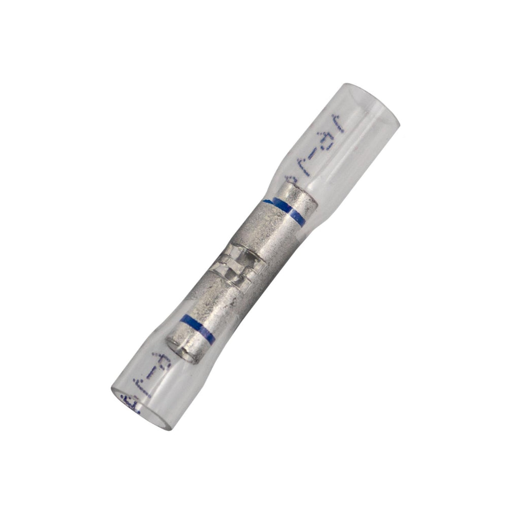 Auveco 22966 Crystal Clear Seal Butt Connectors 16-14 Awg Window Butt Connectors