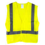 C.H. Hanson 55180 Reflective Polyester Mesh Safety Vest Green One Size Fits All