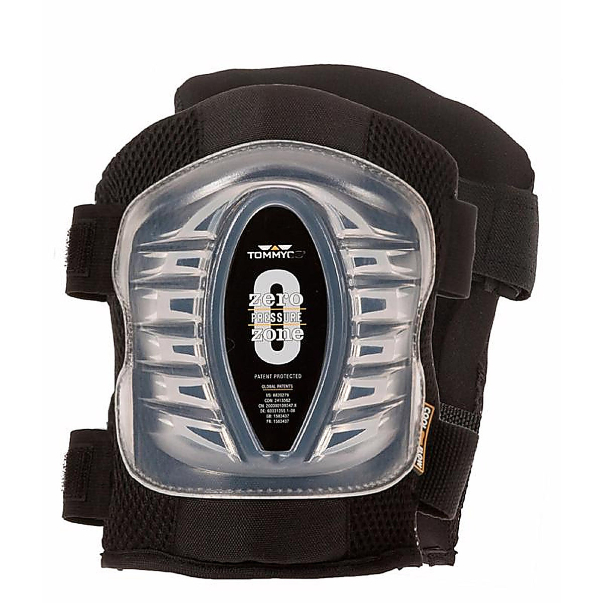 TommyCo GEL227 GELite 6 in. L x 4.5 in. W Gel Knee Pads Black One Size Fits All