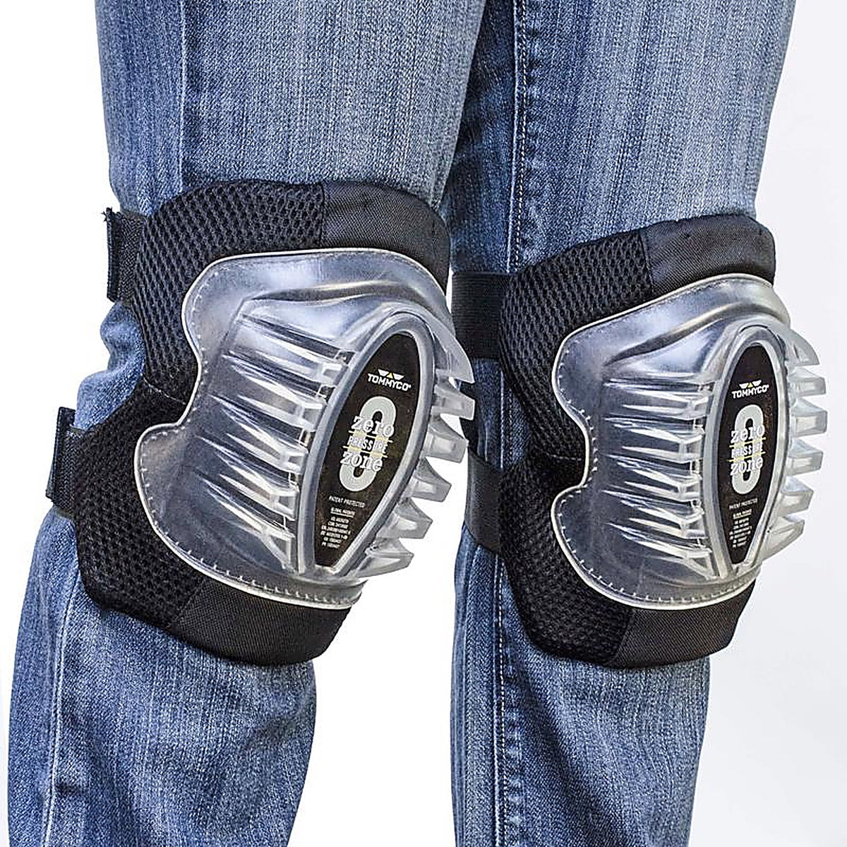 TommyCo GEL227 GELite 6 in. L x 4.5 in. W Gel Knee Pads Black One Size Fits All