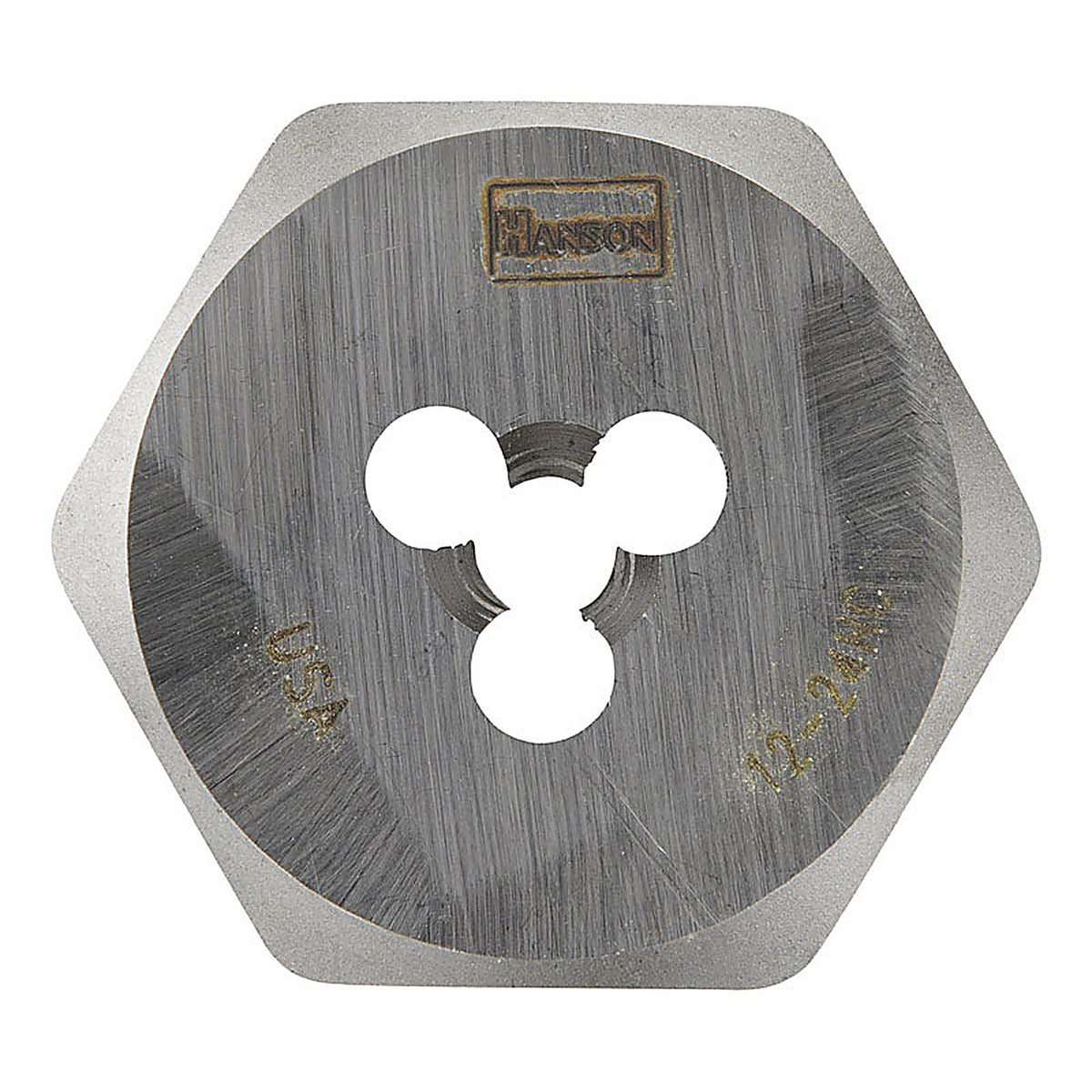 Irwin 9332ZR Hanson High Carbon Steel SAE Hexagon Die 12-24NC 1/pc.