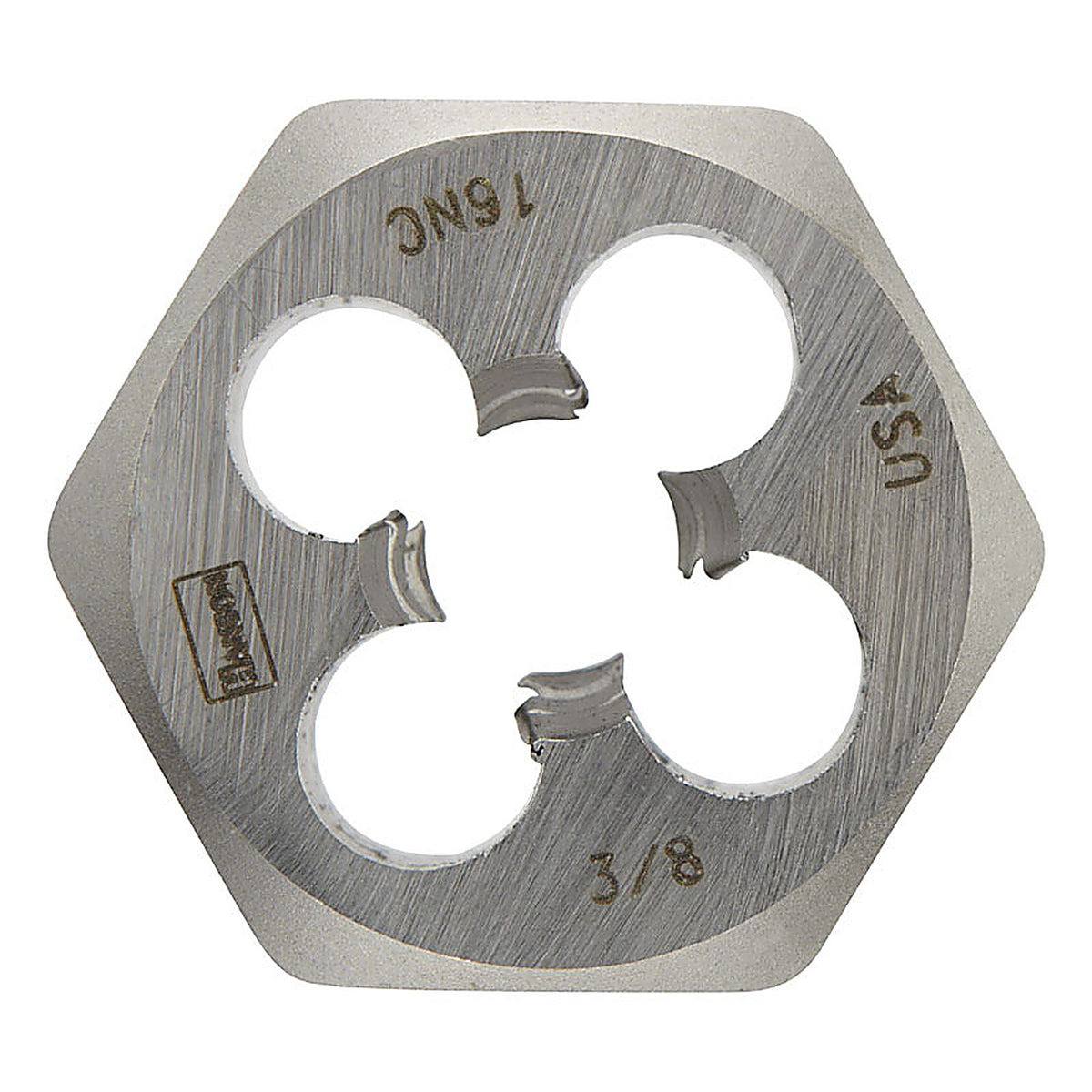 Irwin 9434 Hanson High Carbon Steel SAE Hexagon Die 3/8 in.-16NC 1/pc.