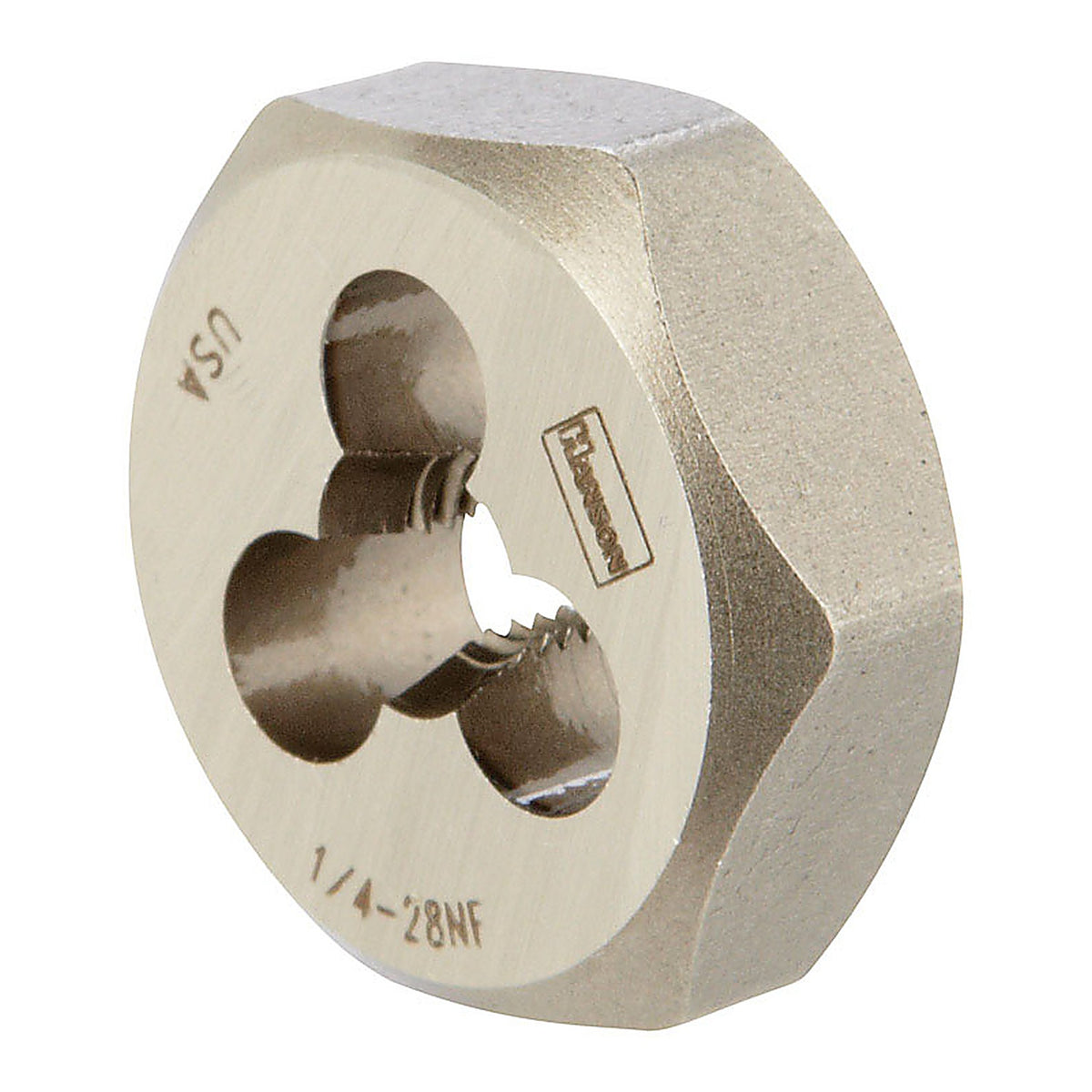 Irwin 9423 Hanson High Carbon Steel SAE Hexagon Die 1/4 in.-28NF 1/pc.