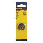 Irwin 9436 Hanson High Carbon Steel SAE Hexagon Die 3/8 in.-24NF 1/pc.