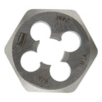 Irwin 9436 Hanson High Carbon Steel SAE Hexagon Die 3/8 in.-24NF 1/pc.