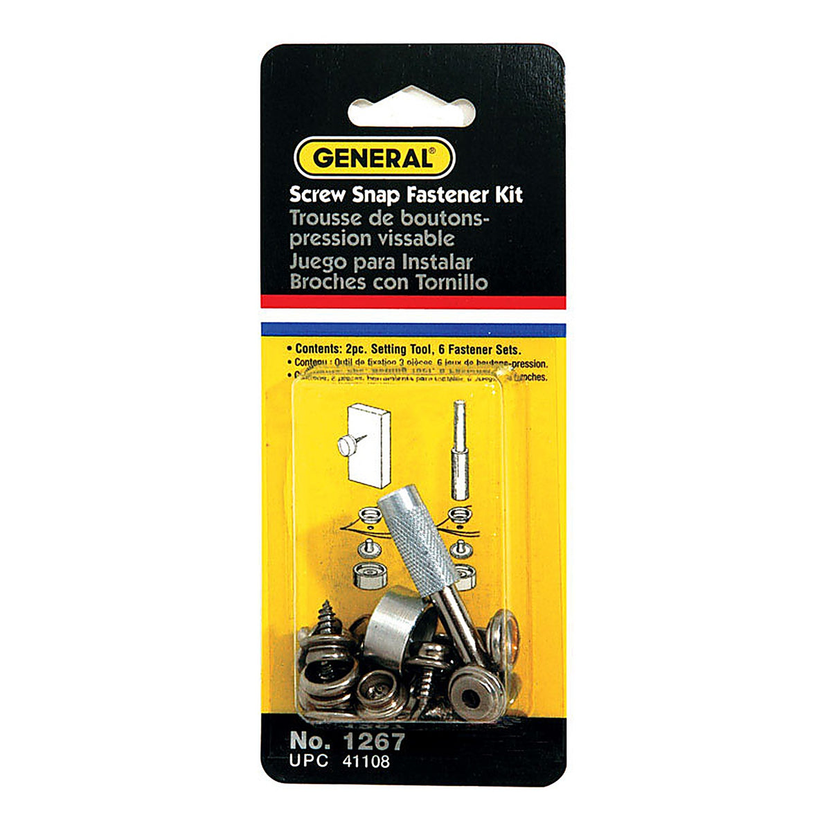 General Tools 1267 3/8 in. Dia. x in. Dia. Brass Grommet 6/Pack