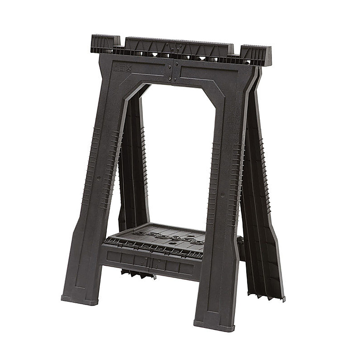 Stanley STST60952 32 in. H x 22-1/2 in. W x 5 in. D Folding Sawhorse 800 lb. capacity Black 2/Pack