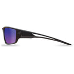 Edge Eyewear TSKAP218 Kazbek Polarized Safety Glasses Blue Mirror Lens Black Frame 1/pc.