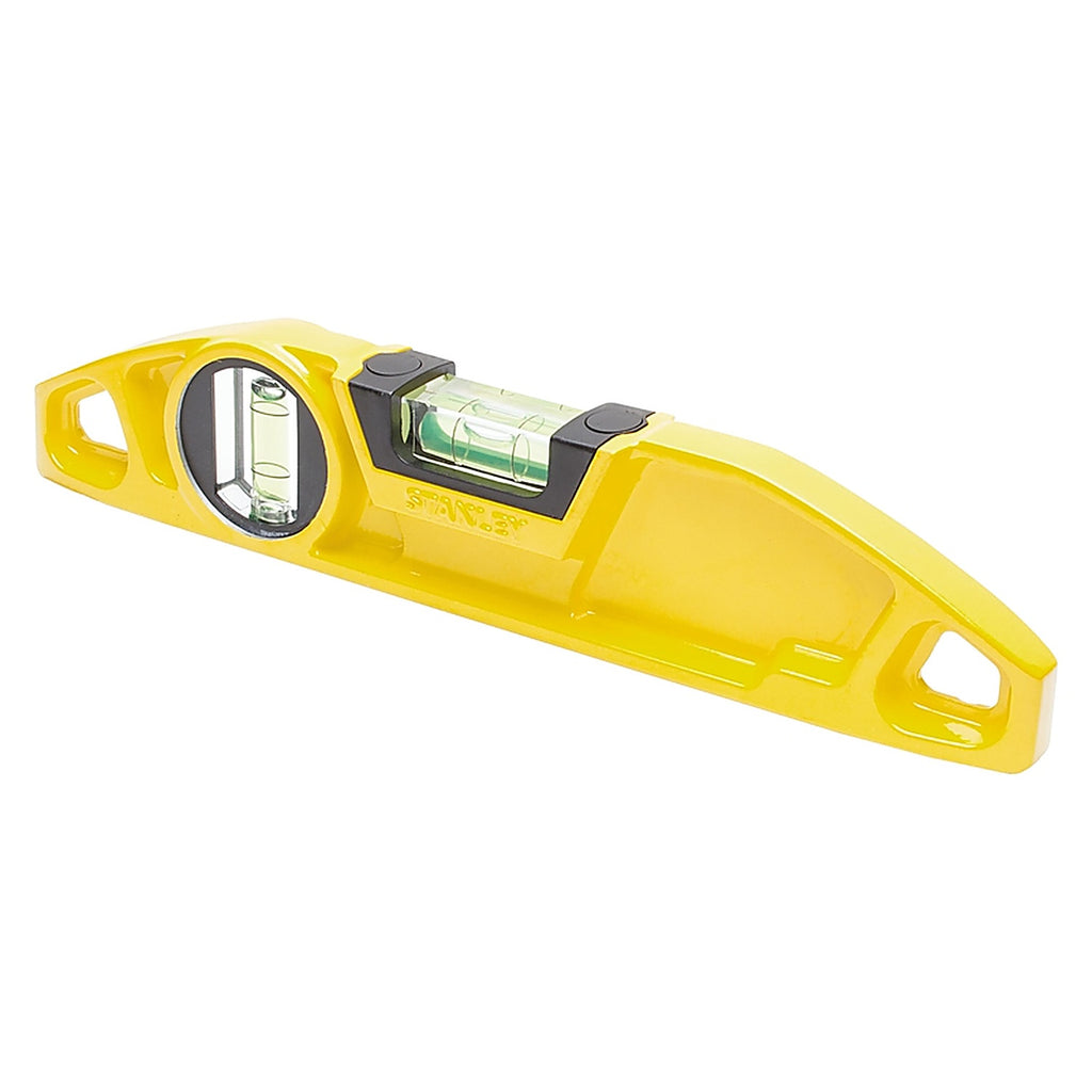 Stanley 43-605 FatMax 9 in. Aluminum Magnetic Torpedo Level 2 vial