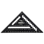 Johnson 1904-0700 7 in. L x 10 in. H Aluminum Rafter Square Black