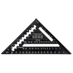 Johnson 1904-0700 7 in. L x 10 in. H Aluminum Rafter Square Black