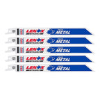 Lenox 21519814R 8 in. Bi-Metal Reciprocating Saw Blade 14 TPI 5/Pack