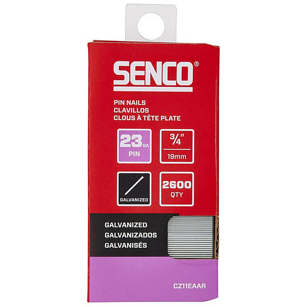 Senco A100759 3/4 in. 23 Ga. Straight Strip Pins Smooth Shank 2,600/Pack