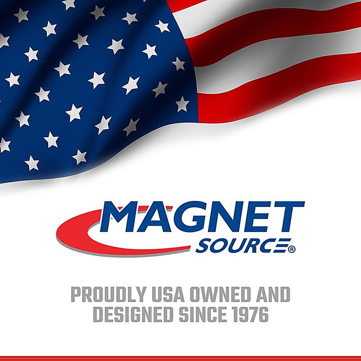 Master Magnetics 7542 5 in. Ceramic Retrieving Magnet 150 lb. pull 3.4 MGOe Red 1/pc.