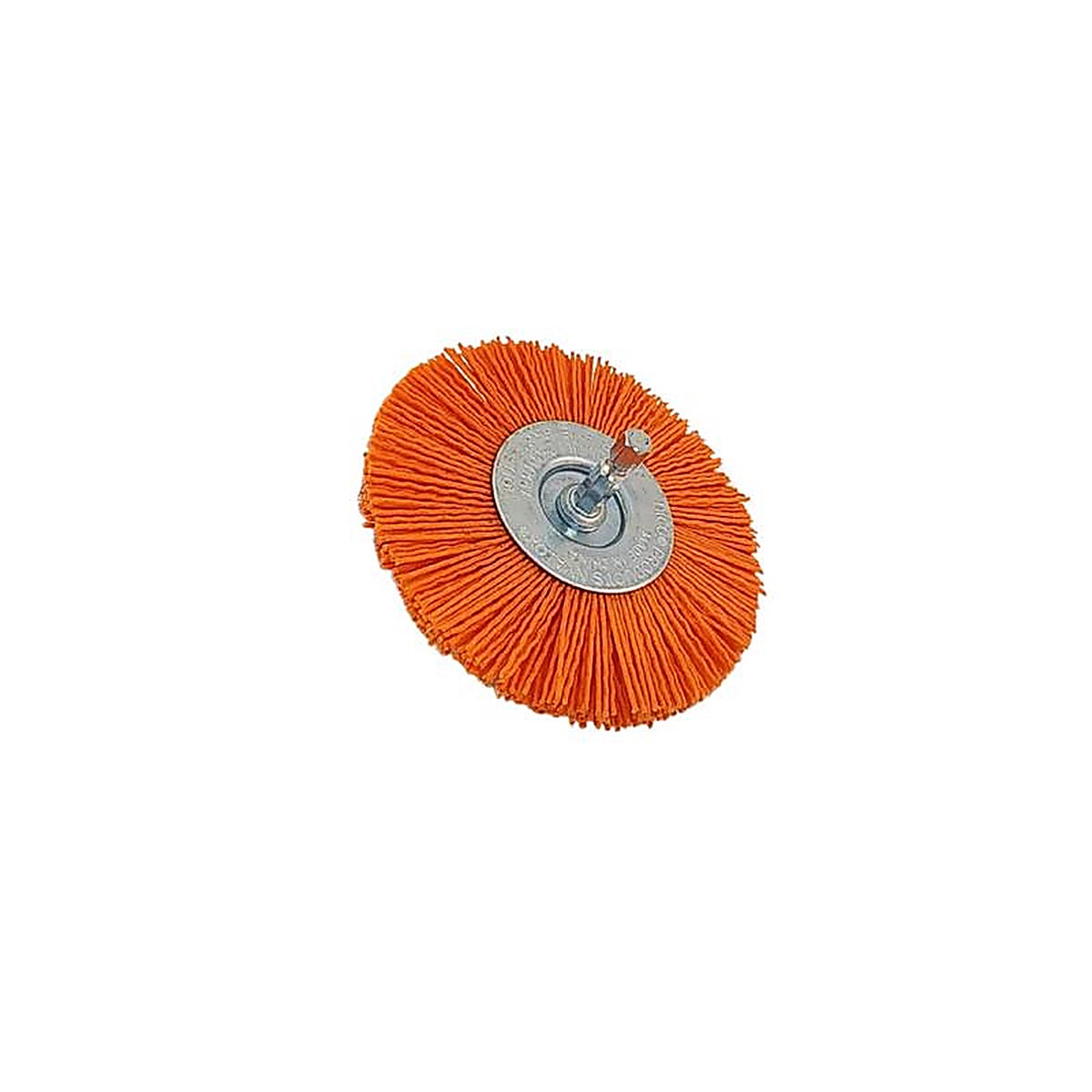Dico 541-778-4 4 in. Medium Crimped Mandrel Mounted Wheel Brush Nylon 2500 rpm 1/pc.