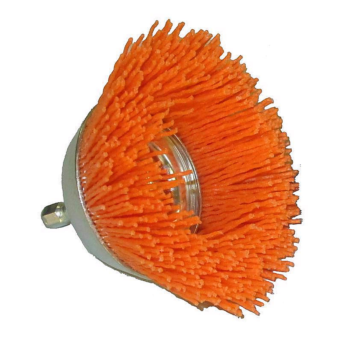 Dico 541-780-2-1/2 2.5 in. Dia. x 1/4 in. x 1/4 Dia. Crimped Nylon Mandrel Mounted Cup Brush 4500 rpm